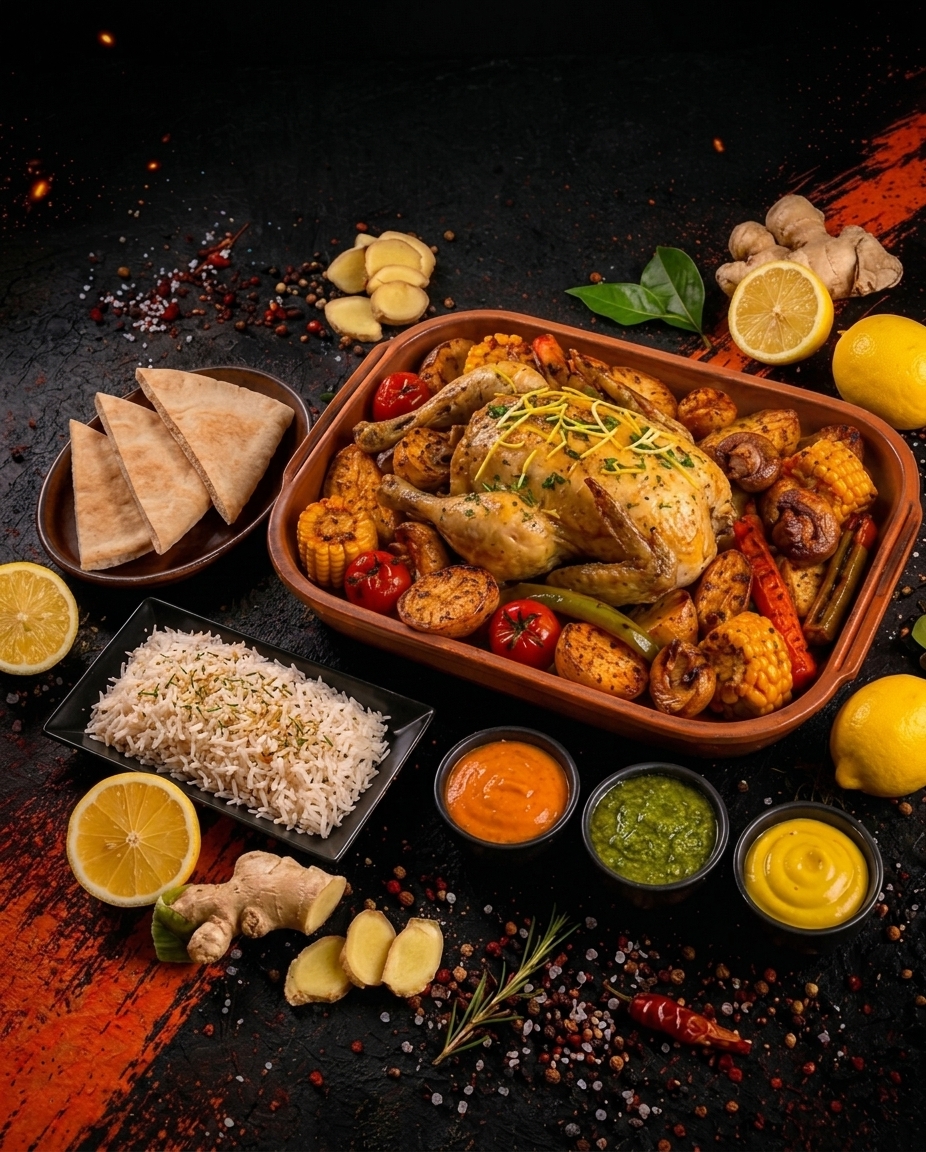 Gegrilltes Hähnchen in der Variante LEMON